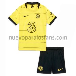 Camiseta de Fútbol Chelsea Niño Exterior 2021-2022 Manga Corta