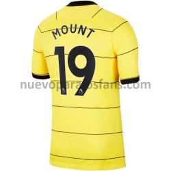 Camiseta de Fútbol Chelsea Mason Mount 19 Exterior 2021-2022 Manga Corta