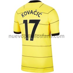 Camiseta de Fútbol Chelsea Mateo Kovacic 17 Exterior 2021-2022 Manga Corta