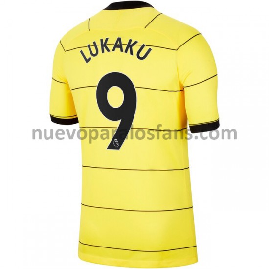 Camiseta de Fútbol Chelsea Romelu Lukaku 9 Exterior 2021-2022 Manga Corta