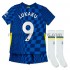 Camiseta de Fútbol Chelsea Romelu Lukaku 9 Niño Casa 2021-2022 Manga Corta