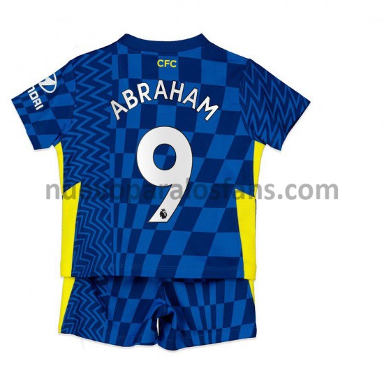 Camiseta de Fútbol Chelsea Tammy Abraham 9 Niño Casa 2021-2022 Manga Corta