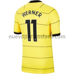 Camiseta de Fútbol Chelsea Timo Werner 11 Exterior 2021-2022 Manga Corta