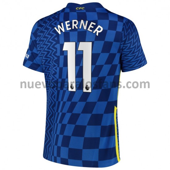 Camiseta de Fútbol Chelsea Timo Werner 11 Casa 2021-2022 Manga Corta