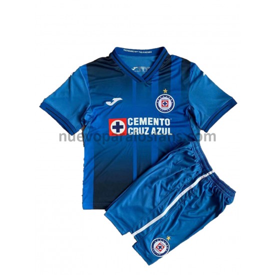 Camiseta de Fútbol Cruz Azul Niño Casa 2021-2022 Manga Corta