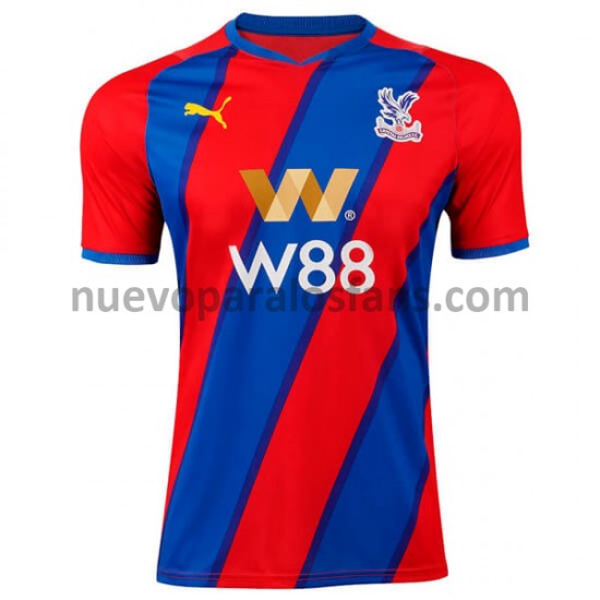 Camiseta de Fútbol Crystal Palace Casa 2021-2022 Manga Corta