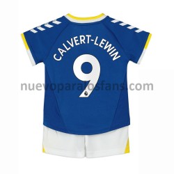 Camiseta de Fútbol Everton Dominic Calvert-Lewin 9 Niño Casa 2021-2022 Manga Corta
