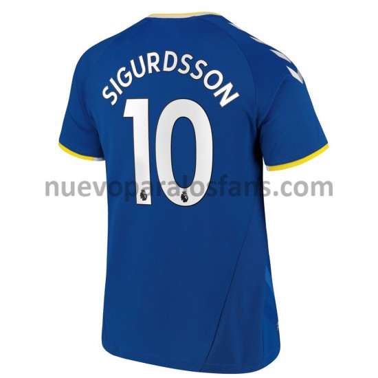 Camiseta de Fútbol Everton Gylfi Sigurosson 10 Casa 2021-2022 Manga Corta