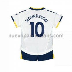 Camiseta de Fútbol Everton Gylfi Sigurosson 10 Niño Tercera 2021-2022 Manga Corta