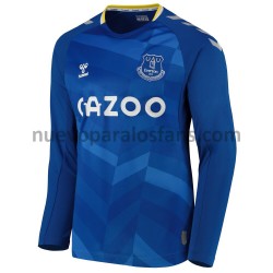 Camiseta de Fútbol Everton Casa 2021-2022 Manga Larga
