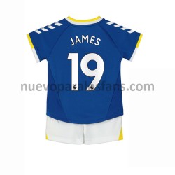Camiseta de Fútbol Everton James Rodriguez 19 Niño Casa 2021-2022 Manga Corta