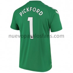 Camiseta de Fútbol Everton Jordan Pickford 1 Portero Exterior 2021-2022 Manga Corta