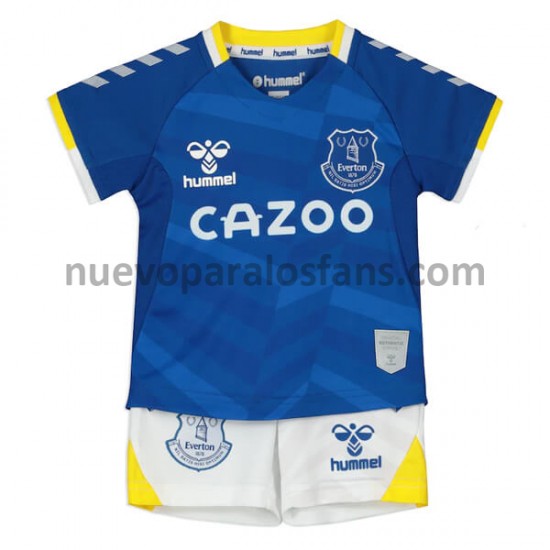 Camiseta de Fútbol Everton Niño Casa 2021-2022 Manga Corta