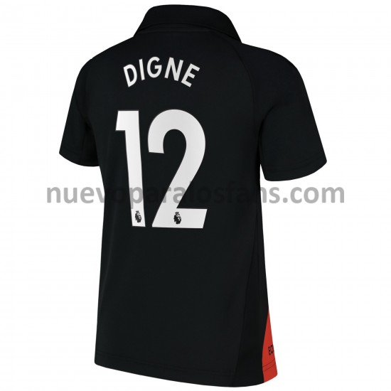 Camiseta de Fútbol Everton Lucas Digne 12 Exterior 2021-2022 Manga Corta