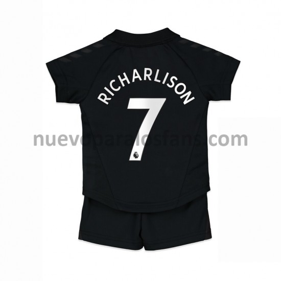 Camiseta de Fútbol Everton Richarlison 7 Niño Exterior 2021-2022 Manga Corta