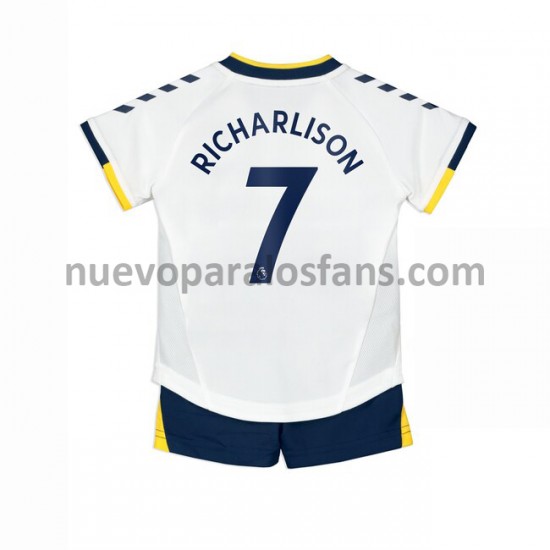 Camiseta de Fútbol Everton Richarlison Andrade 7 Niño Tercera 2021-2022 Manga Corta