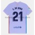 Camiseta de Fútbol FC Barcelona F.De Jong 21 Exterior 2021-2022 Manga Corta