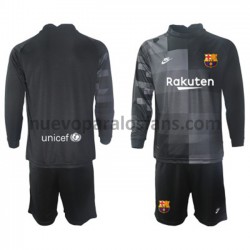 Camiseta de Fútbol FC Barcelona Portero Niño Exterior 2021-2022 Manga Larga