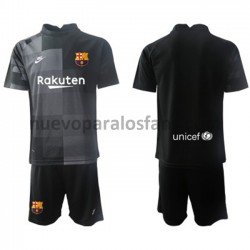 Camiseta de Fútbol FC Barcelona Portero Niño Exterior 2021-2022 Manga Corta