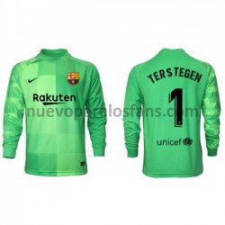 Camiseta de Fútbol FC Barcelona Portero Ter Stegen 1 Tercera 2021-2022 Manga Larga