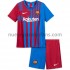 Camiseta de Fútbol FC Barcelona Niño Casa 2021-2022 Manga Corta