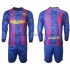 Camiseta de Fútbol FC Barcelona Niño Tercera 2021-2022 Manga Larga