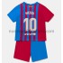 Camiseta de Fútbol FC Barcelona Lionel Messi 10 Niño Casa 2021-2022 Manga Corta