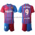 Camiseta de Fútbol FC Barcelona Memphis Depay 9 Niño Casa 2021-2022 Manga Corta
