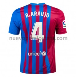 Camiseta de Fútbol FC Barcelona Ronald Araujo 4 Casa 2021-2022 Manga Corta