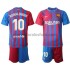 Camiseta de Fútbol FC Barcelona Ronaldinho 10 Niño Casa 2021-2022 Manga Corta