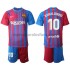 Camiseta de Fútbol FC Barcelona Ronaldinho 10 Niño Casa 2021-2022 Manga Corta