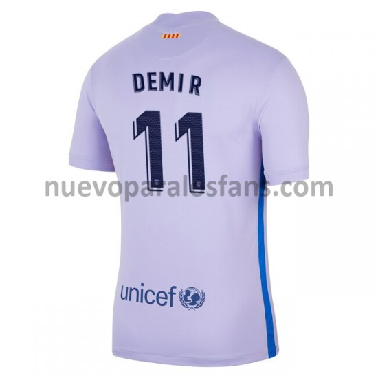 Camiseta de Fútbol FC Barcelona Yusuf Demir 11 Exterior 2021-2022 Manga Corta
