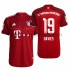 Camiseta de Fútbol Bayern de Múnich Alphonso Davies 19 Casa 2021-2022 Manga Corta