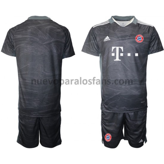 Camiseta de Fútbol Bayern de Múnich Portero Niño Exterior 2021-2022 Manga Corta
