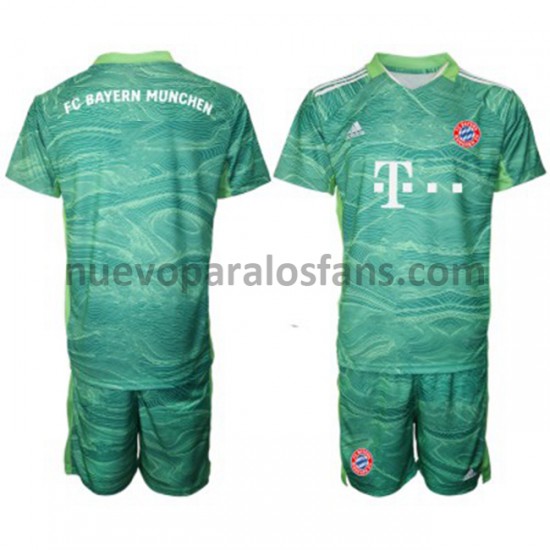 Camiseta de Fútbol Bayern de Múnich Portero Niño Tercera 2021-2022 Manga Corta