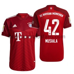 Camiseta de Fútbol Bayern de Múnich Jamal Musiala 42 Casa 2021-2022 Manga Corta