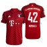 Camiseta de Fútbol Bayern de Múnich Jamal Musiala 42 Casa 2021-2022 Manga Corta