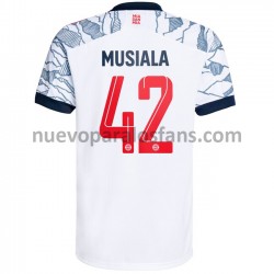 Camiseta de Fútbol Bayern de Múnich Jamal Musiala 42 Tercera 2021-2022 Manga Corta