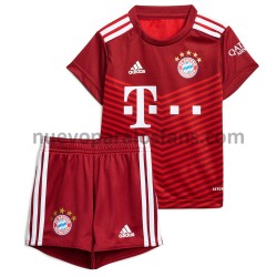 Camiseta de Fútbol Bayern de Múnich Niño Casa 2021-2022 Manga Corta