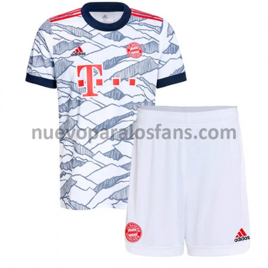 Camiseta de Fútbol Bayern de Múnich Niño Tercera 2021-2022 Manga Corta