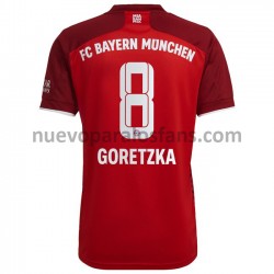 Camiseta de Fútbol Bayern de Múnich Leon Goretzka 8 Casa 2021-2022 Manga Corta