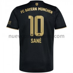 Camiseta de Fútbol Bayern de Múnich Leroy Sane 10 Exterior 2021-2022 Manga Corta