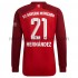 Camiseta de Fútbol Bayern de Múnich Lucas Hernandez 21 Casa 2021-2022 Manga Larga