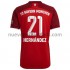 Camiseta de Fútbol Bayern de Múnich Lucas Hernandez 21 Casa 2021-2022 Manga Corta