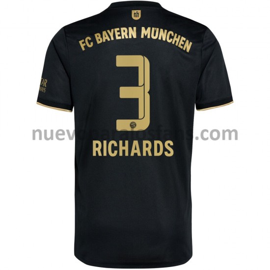 Camiseta de Fútbol Bayern de Múnich Omar Richards 3 Exterior 2021-2022 Manga Corta