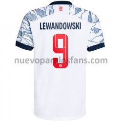 Camiseta de Fútbol Bayern de Múnich Robert Lewandowski 9 Tercera 2021-2022 Manga Corta