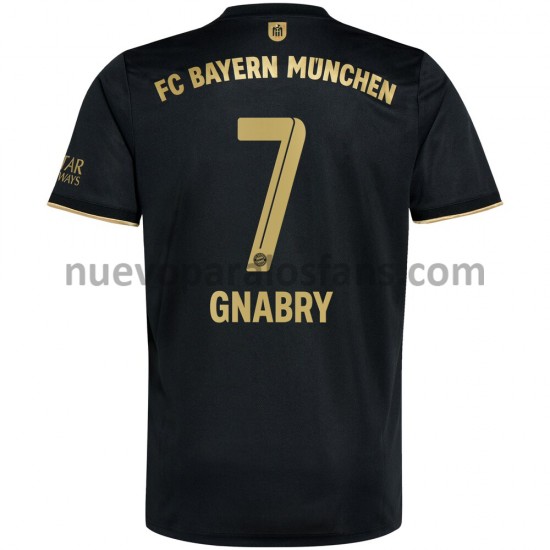 Camiseta de Fútbol Bayern de Múnich Serge Gnabry 7 Exterior 2021-2022 Manga Corta