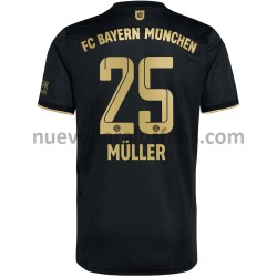 Camiseta de Fútbol Bayern de Múnich Thomas Muller 25 Exterior 2021-2022 Manga Corta