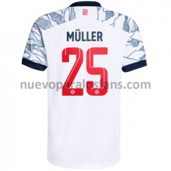 Camiseta de Fútbol Bayern de Múnich Thomas Muller 25 Tercera 2021-2022 Manga Corta
