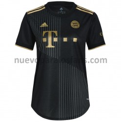 Camiseta de Fútbol Bayern de Múnich Mujer Exterior 2021-2022 Manga Corta